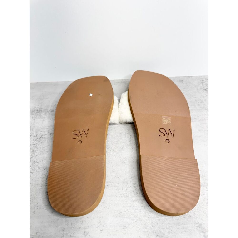Stuart Weitzman Cammy Slide Sandal 9b Ivory Natur… - image 7